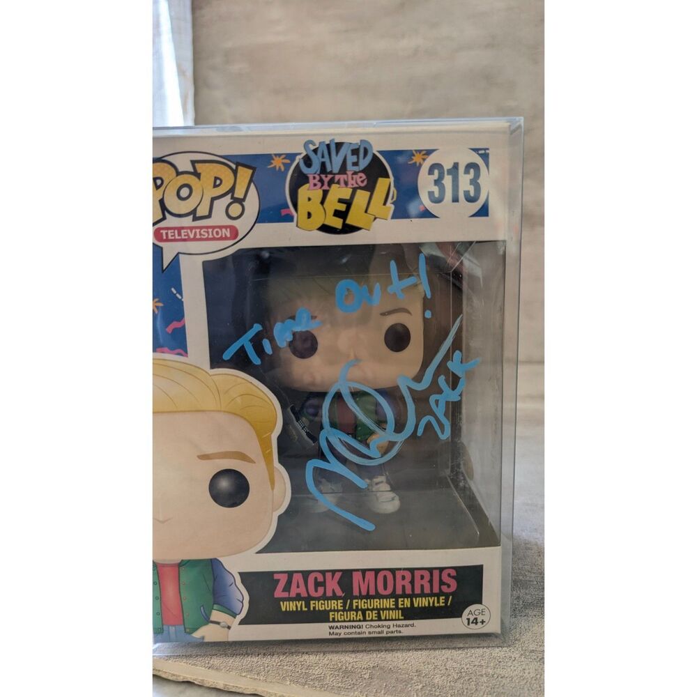 Vaulted Zack Morris Funko Signed #313 Time Out Inscription Autographed